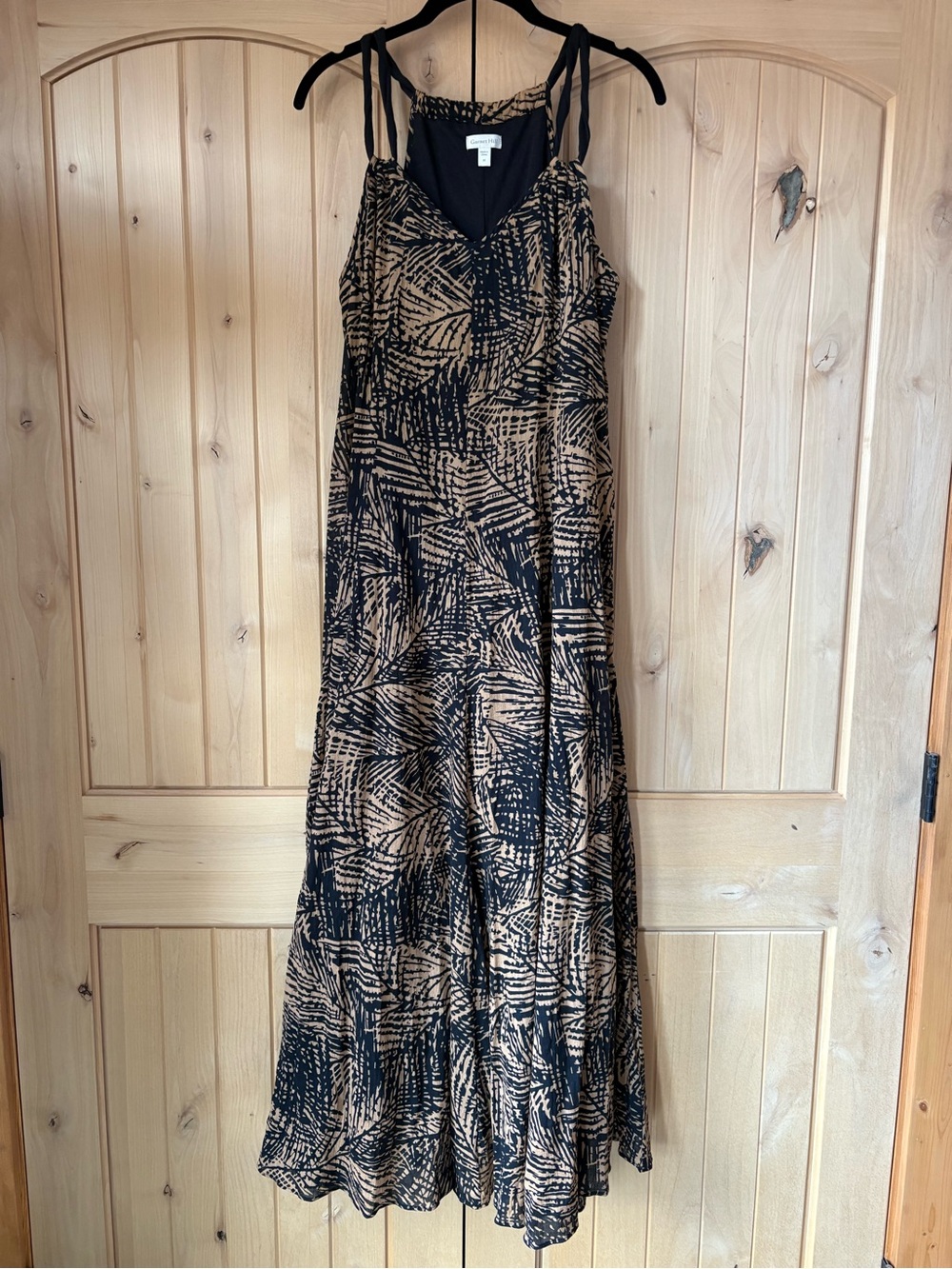NWOT Garnet Hill Cotton Gauze Maxi Dress